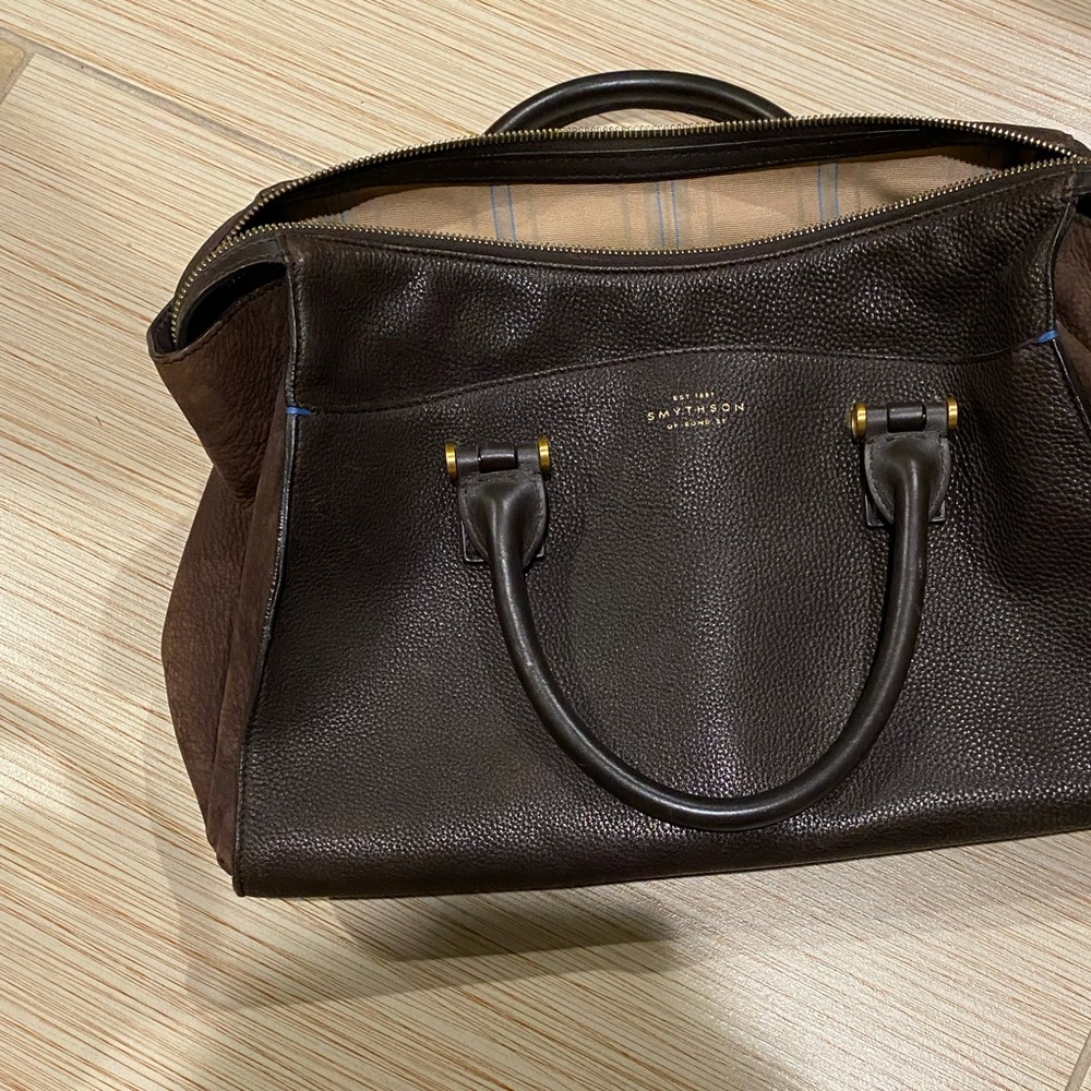 Smythson Tote Eliot Collection Hobo Bag - Picture 16 of 16